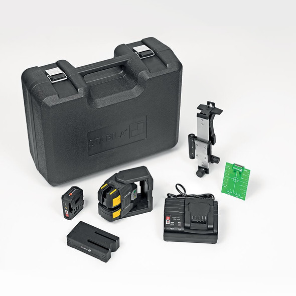 Stabila LAX 500G 12V 7-Piece Cross-Line Laser Kit (03520) Stabila LAX 500G 12V 7-Piece Cross-Line Laser Kit (03520)