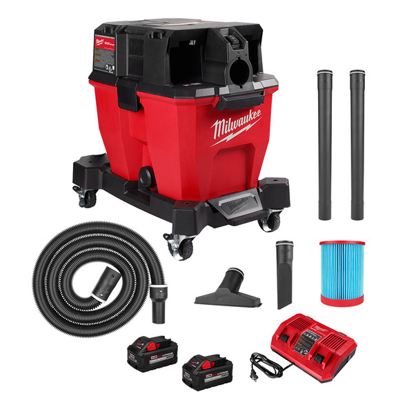 Milwaukee M18 FUEL™ NEXUS™ 9 Gallon Dual-Battery Wet/Dry Vacuum Kit - (0920-22HD)