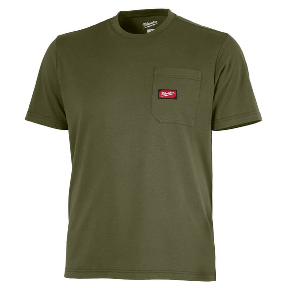 Milwaukee GRIDIRON™ Pocket T-Shirt - Green Short Sleeve