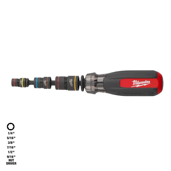 Milwaukee 6-IN-1 Impact Multi-Nut Driver (48-22-2921)