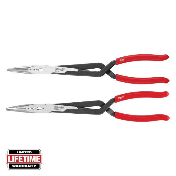 Milwaukee 2 PC Long Reach Pliers Set (48-22-6542)