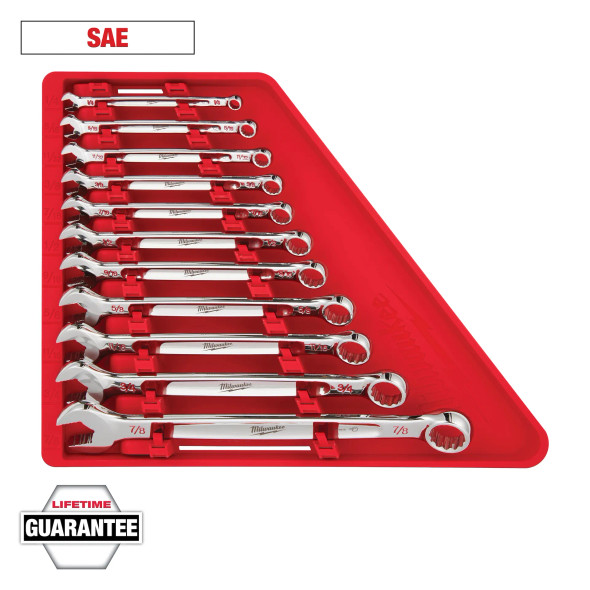 Milwaukee 11 PC SAE Combination Wrench Set (48-22-9411)