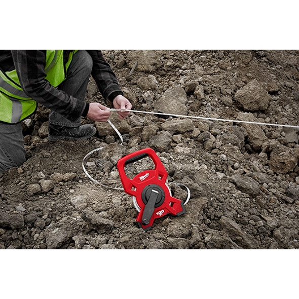 Milwaukee 100' Fiberglass Open Reel Long Tape Measure (48-22-5301) Milwaukee 100' Fiberglass Open Reel Long Tape Measure (48-22-5301)