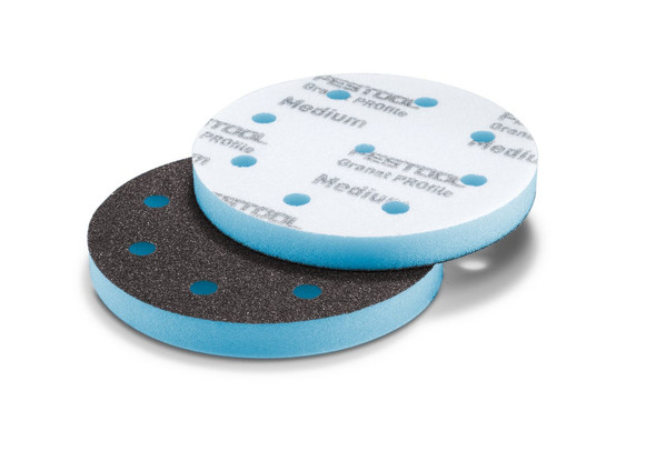 Festool Granat PROfile Abrasive D125 Medium Grit (120-180) Pack of 10 (578796)