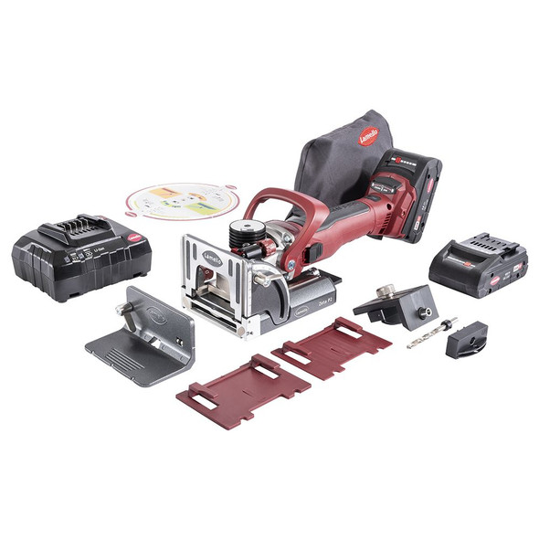 Lamello Zeta P2 Cordless Diamond Cutter Kit with Lamello Professional P-System Connector Assortment Kit in SYS (101801DS-145323)