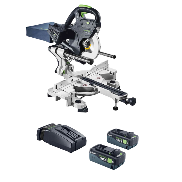 Festool Cordless KAPEX KSC 60 EB with TBX 8 Tabless Battery Starter Set (576848-578903)