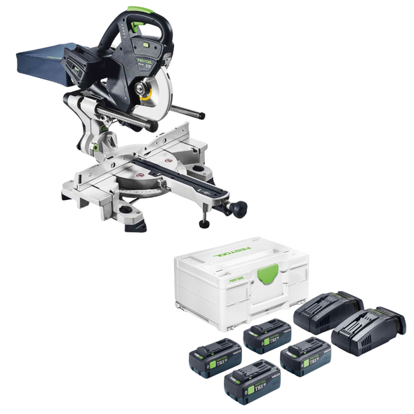 Festool Cordless KAPEX KSC 60 EB with TBX 8 Tabless Battery Energy Set (576848-578947)