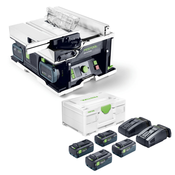 Festool CSC SYS 50 EBI Table Saw Basic with Festool TBX 8 Tabless Battery Energy Set (576821-578947)