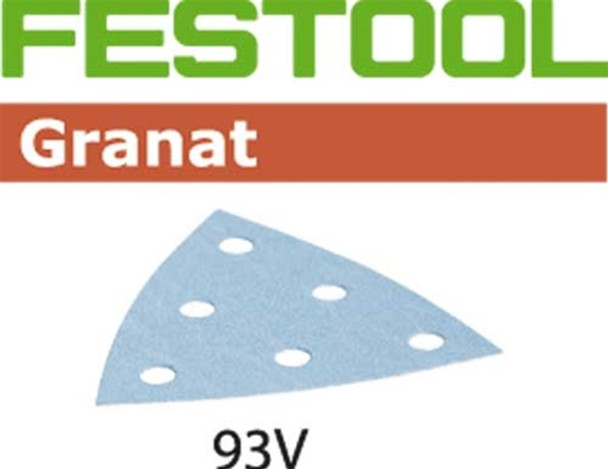 Festool Granat | 93mm Delta | 100 Grit | Pack of 100 (497393)