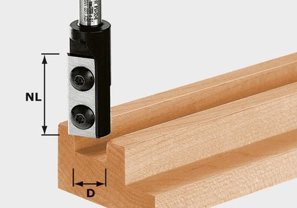 Festool Straight bit HW 8x20mm (491078)