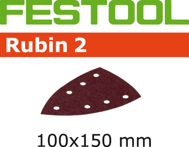 Festool Rubin 2 | 100 x 150 DTS 400 | 180 Grit | Pack of 10 (499147)