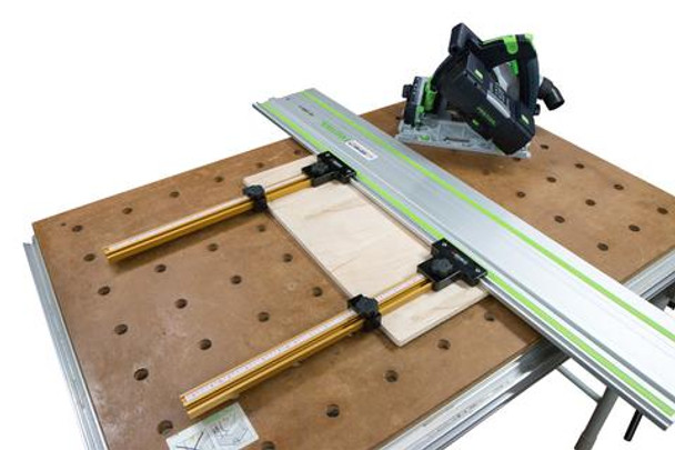 Parallel Guide System for Festool and Makita Track Saw Guide Rail (With Incra T-Track)