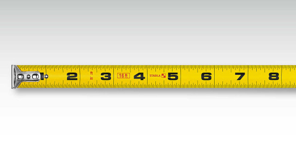 Stabila Pocket tape BM 100, Imperial scale, 10 ft inch/inch scale (30710)