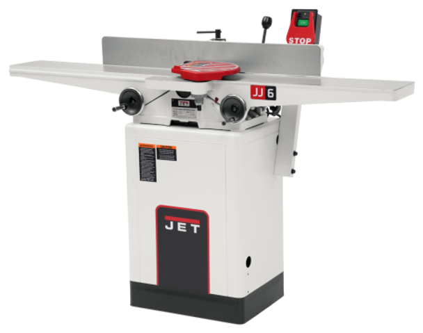 Jet JJ-6HHDX, 6 Inch Deluxe Jointer, 1HP 1PH 115/230V, Helical Head (708466DXK)
