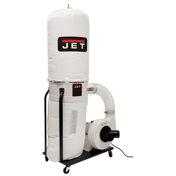 Jet DC-1200VX-BK1 Dust Collector, 2HP 1PH 230V, 30-Micron Bag Filter Kit (JT9-710701K)
