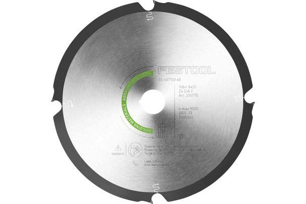 Diamond Circular Saw Blade ABRASIVE MATERIALS DIA 168x1,8x20 F4 (205775)