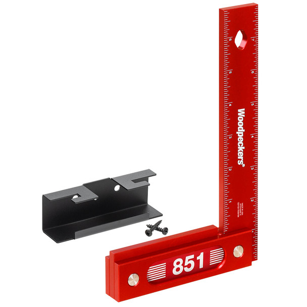 Woodpeckers Model 851 (8") Precision Woodworking Square (Inch Scale) (851I-24)