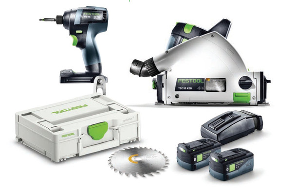 Festool Limited Edition TID 18 + TSC 55 K Combo Kit (577118)