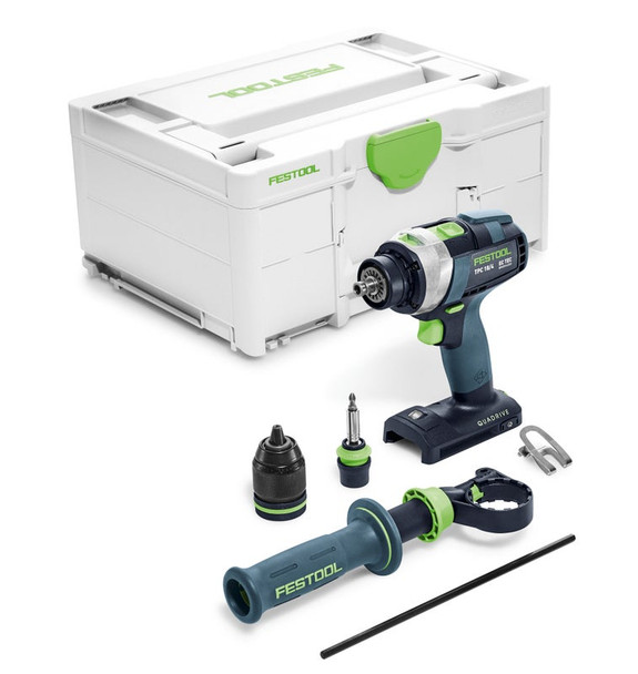 Festool Cordless Percussion Drill TPC 18/4 I-Basic Quadrive (577627)