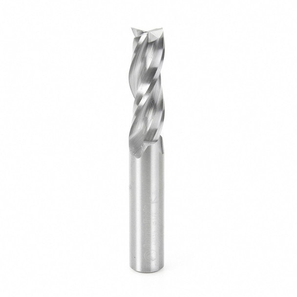 Amana Solid Carbide Spiral Plunge Long Up-Cut Bit 1/2 Dia x 1/2 Inch Shank (46116)