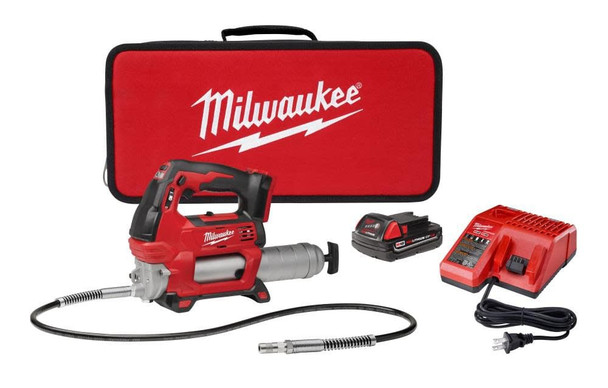 Milwaukee Cordless 2 Speed Grease Gun Kit (2646-21CT)