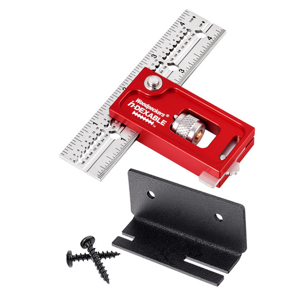 Woodpeckers Mini in-DEXABLE Double Square with 4" Blade and Rack-It (MDSQ-21)