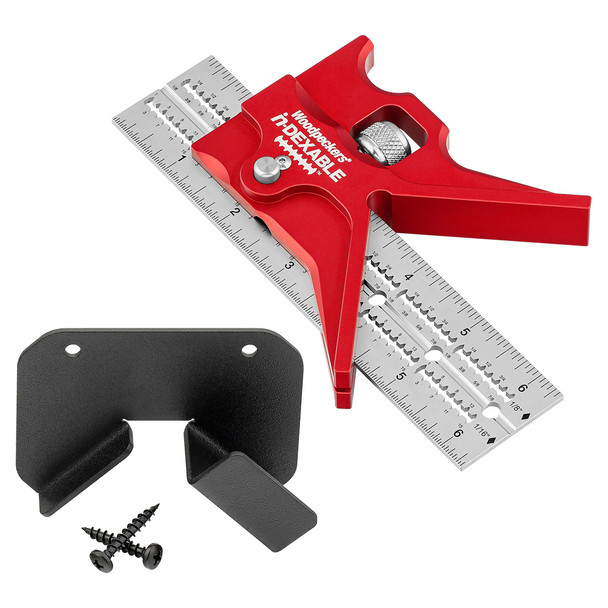 Woodpeckers Mini in-DEXABLE Center Finder with 6" Blade and Rack-It (I-CF6B-I)