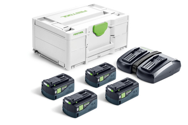 Festool Energy Set SYS 18V 4xHP5/TCL 6 DUO (578675)