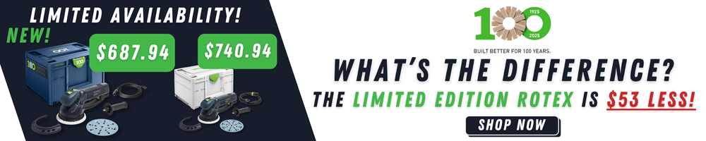 Festool Limited Edition Sander Rotex Sander Sanding 100 Years Anniversary Festool Deals