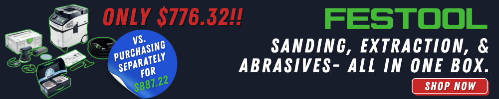 Festool Limited Edition Sanding Set Starter Set Abrasives Sander Dust Extractor Bundle Savings Save Deal Value Polishing Finishes Surface Prep Surface Preparation