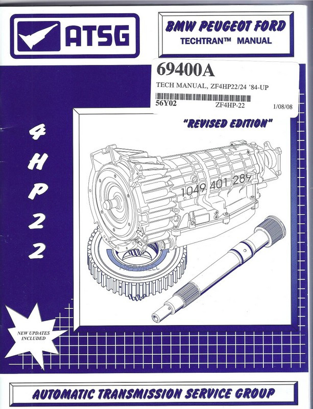 Technical - Repair Manual, ZF4HP22, ZF4HP24 - Cobra Transmission