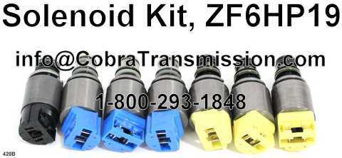 Solenoid Kit, ZF6HP19 (D95420B) Cobra Transmission