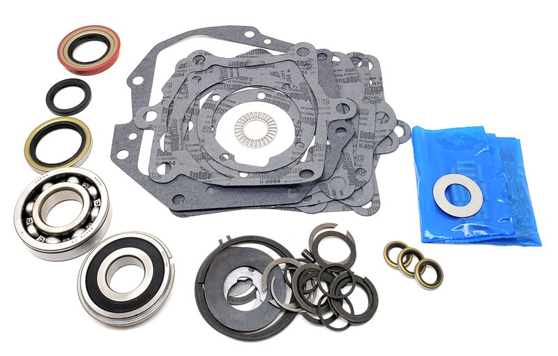 Borg Warner T-96 Transmission With Overdrive Gasket Set - For 4-Bolt Cover, Vintage Applications