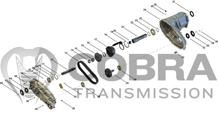 PL72T Transfer Case Seal Kit Amarok Cobra Transmission