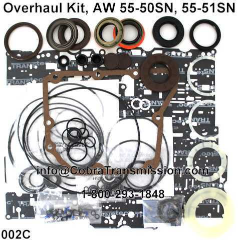 AW55-50SN, AF23/M43, AW55-51, RE5F22A Automatic Transmission