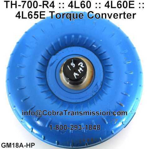 THM700-R4, 4L60E Automatic Transmission Reman Torque Converter (Stall: 1800-2200) 1982-1995 | Codes: DB8F, DBAF, DC8F | Fits Buick, Chevrolet And GMC