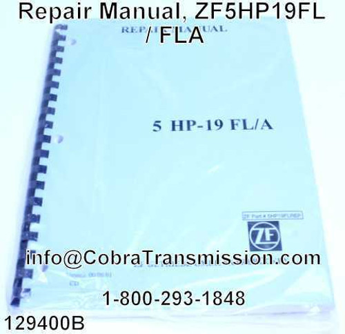 Repair Manual, ZF5HP19FL / FLA