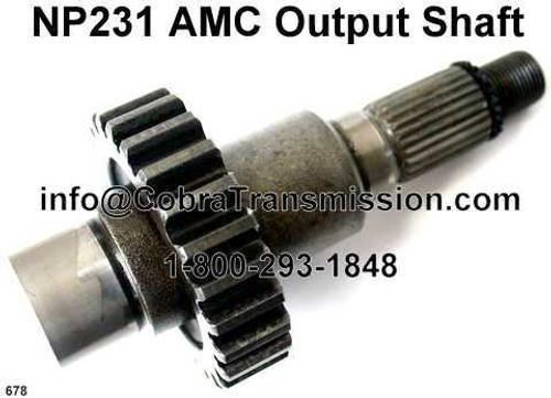 NP231 AMC Output Shaft