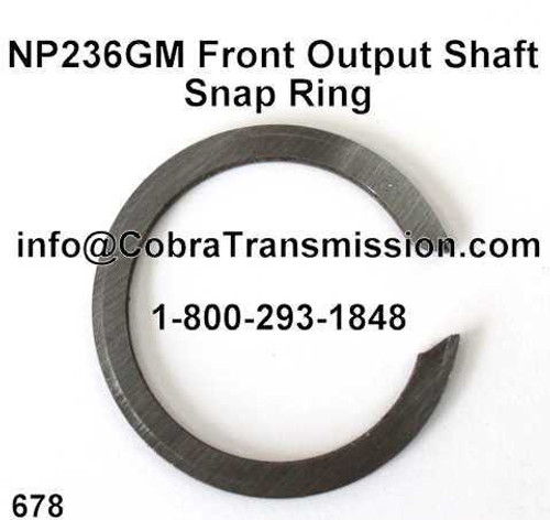 NP236GM Front Output Shaft Snap Ring