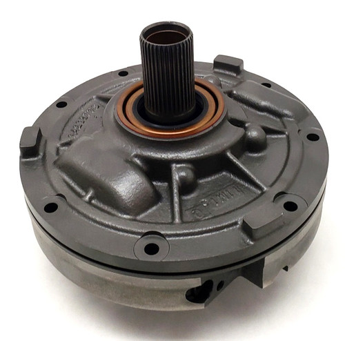 4L80E and 4L85E automatic transmission pump assembly one cooler fitting behind bell type