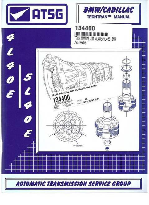 134400 Repair Manual, 5L40E