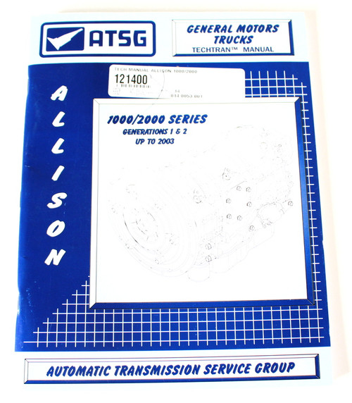 121400 Technical - Repair Manual, Allison 1000