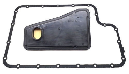 E4OD 4R100 automatic transmission filter kit with bonded pan gasket