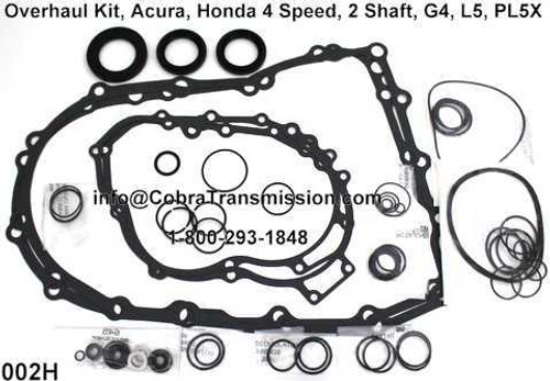 Overhaul Kit, Acura, Honda 4 Speed, 2 Shaft, G4, L5, PL5X