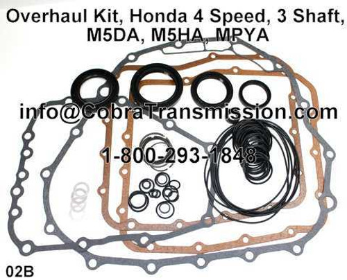 Overhaul Kit, Honda 4 Speed, 3 Shaft, M5DA, M5HA, MPYA