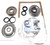 IPN6-K86900CC A760E, A760F (TB60SN), A761E (TB6ISN)  Overhaul Repair Kit With Bonded Pistons