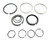 A727 36RH automatic transmission sealing ring kit with 1 metal and 4 plastic rings