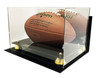 New Deluxe Acrylic Wall Mount Football Display Case with Mirror