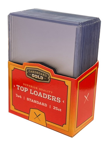 3x4 Regular Card Topload Toploaders Case of 1000 (40 packs of 25ct