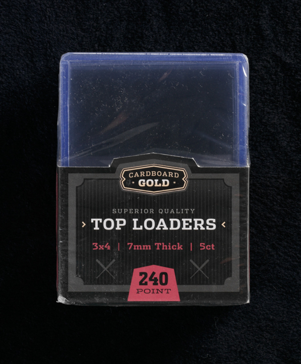 Toploaders Trading Card Holders for Standard Cards - 7mm - 240pt (Case /  250) - Columbia Hobby - Card Savers, Toploaders, Sleeves and More